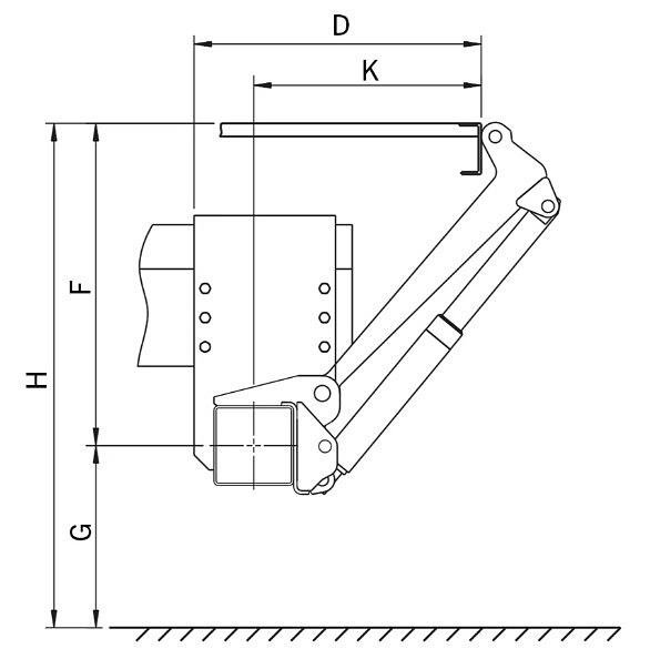 Гидроборт Palfinger МВВ С 1000 L/700/12 Вольт фото 9