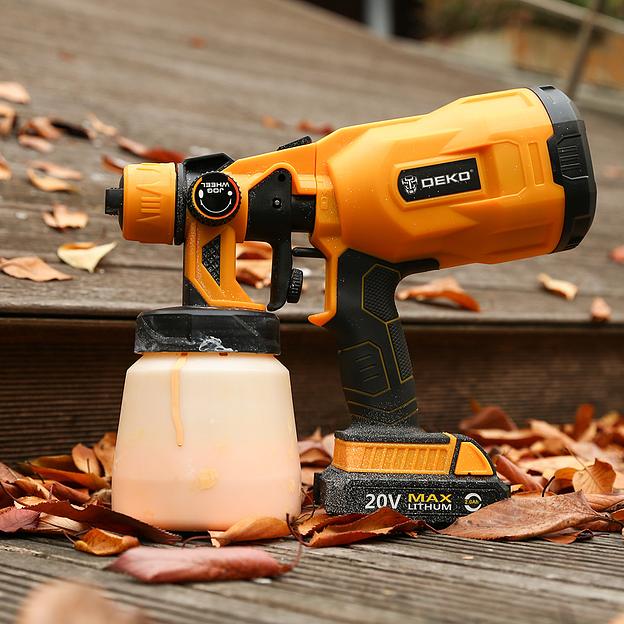 Краскопульт Deko DKSG20K2 120Вт бак:800мл 100-200мл/мин фото 4