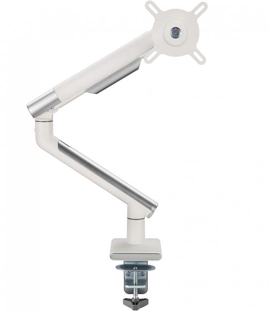 Кронштейн для мониторов Ultramounts UM713W белый 17"-32" макс.9кг крепление к столешнице поворот и наклон фото 2