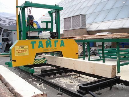 Ленточная пилорама «Тайга Т-2Б (двигатели Honda, Lifan)» фото 4