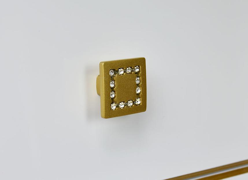 Тумба Аттика 105 DORATIZ 9912.325, белая патина золото, под умывальник фото 7