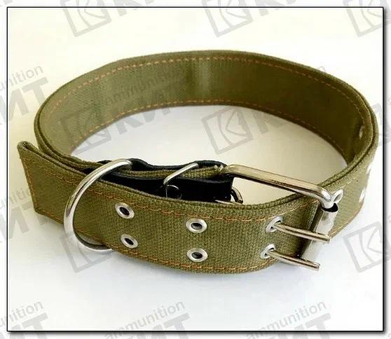 Ошейник №46 Брезентовый, двухслойный ОПТ  фото 1