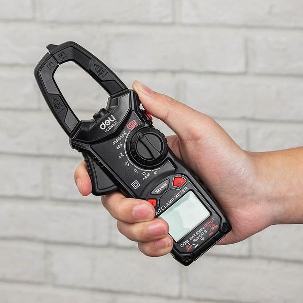 Измерительный и разметочный инструмент Deli Токоизмерительные клещи цифровые Deli DL334203 фото 7