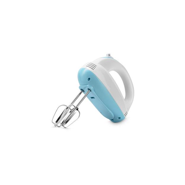 Миксер Maxwell MW-1360, ручной, белый и голубой фото 1