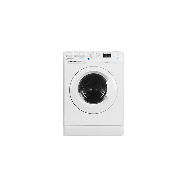 Стиральная машина Indesit BWSA 6109 WWV, с фронтальной загрузкой, с паром, 6кг, 1000об/мин, инверторная фото 1