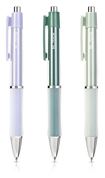 Ручка гелев. Deli Nusign NS645 ассорти черные линия 0.5мм фото 1