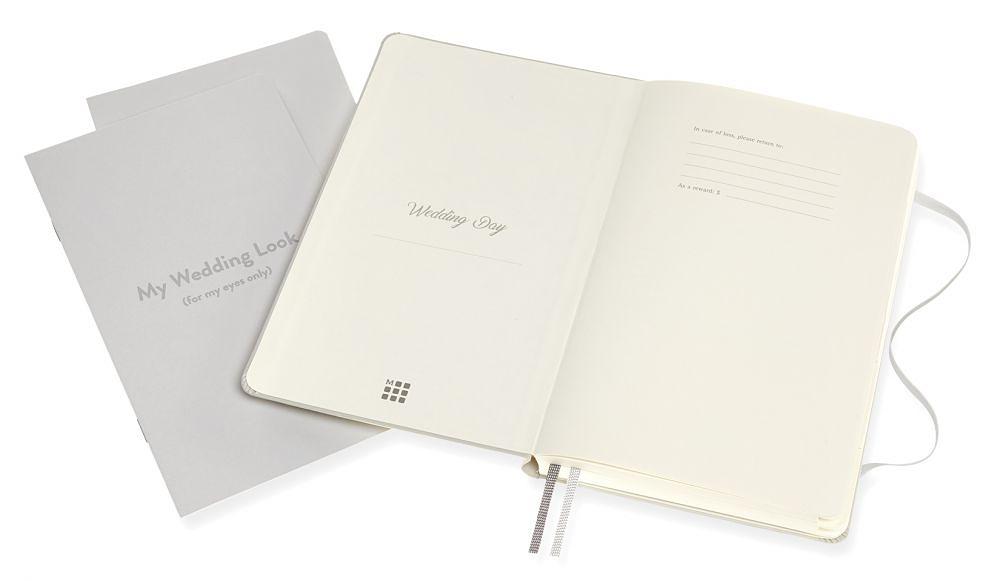 Блокнот Moleskine PASSION WEDDING PASWEDD Large 130х210мм 400стр. подар.кор. светло-серый фото 3