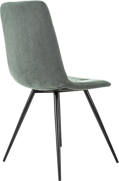 Стул для кухни Бюрократ KF-9_4 комплект 4шт серый Alfa 44 металл черный на ножках (KF-9/ALFA44_4) фото 5