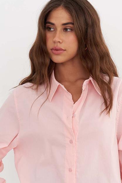 Рубашка длинная  SCT_002_LROSE/Светло-розовый  фото 7