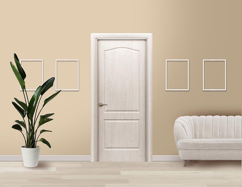 Межкомнатная дверь палитра дуб паллада гладь фото 2