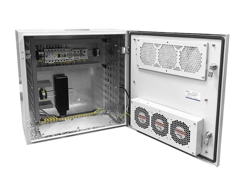 ЦМО Шкаф уличный всепогодный настенный укомплектованный 15U (Ш600 х Г500), комплектация T1-IP54 (ШТВ-Н-15.6.5-4ААА-Т1) фото 2