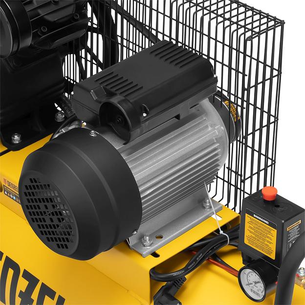 Компрессор поршневой Denzel BCV2300/100 масляный 440л/мин 100л 2300Вт желтый/черный фото 7