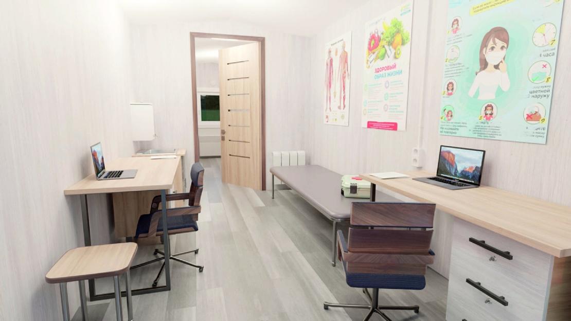 Вагон-дом медицинский пункт фото 2