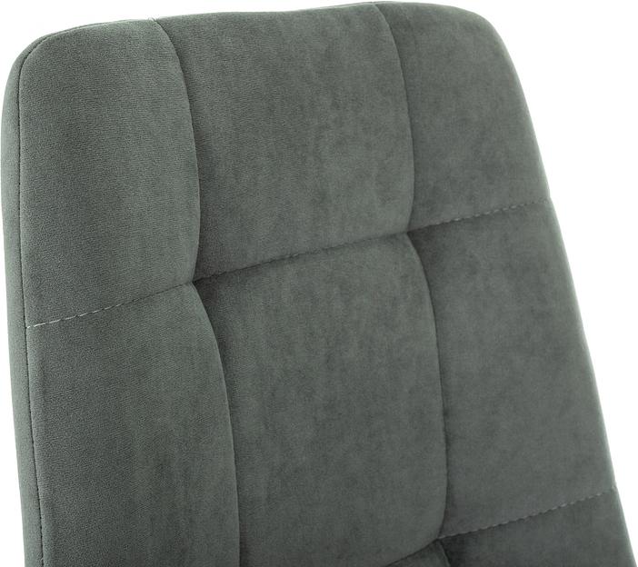 Стул для кухни Бюрократ KF-9_4 комплект 4шт серый Alfa 44 металл черный на ножках (KF-9/ALFA44_4) фото 7