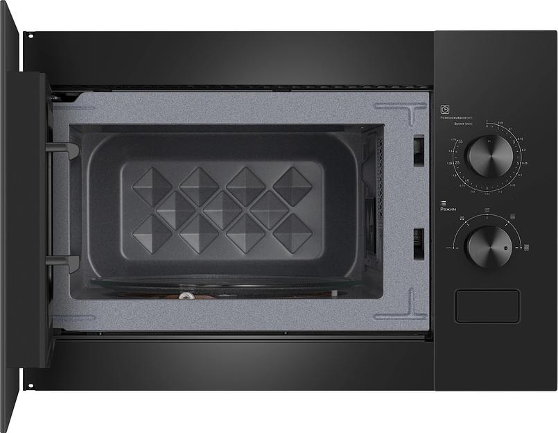 Микроволновая печь Weissgauff HMT-456 20л. 600Вт черный (встраиваемая) фото 2