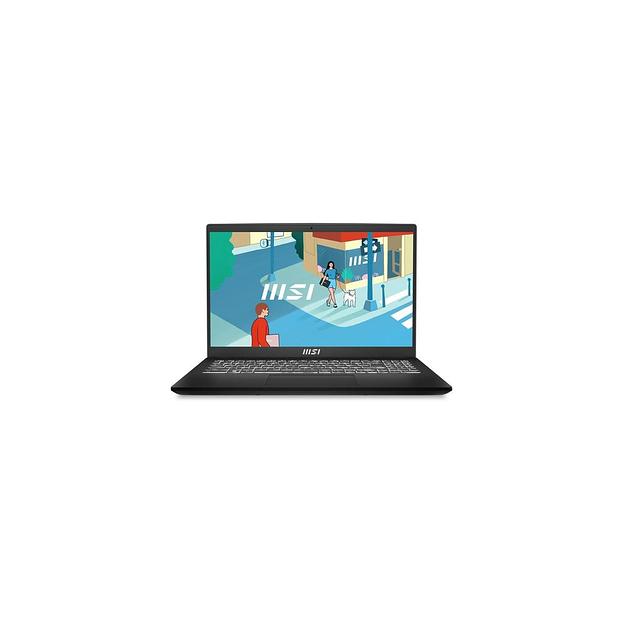 Ноутбук MSI Modern 15 H B13M-096XRU 15.6", IPS, Intel Core i5 13420H 2.1ГГц, 8-ядерный, 16ГБ DDR4, 512ГБ SSD, Intel UHD Graphics, FreeDOS, черный [9s7-15h411-096] фото 1