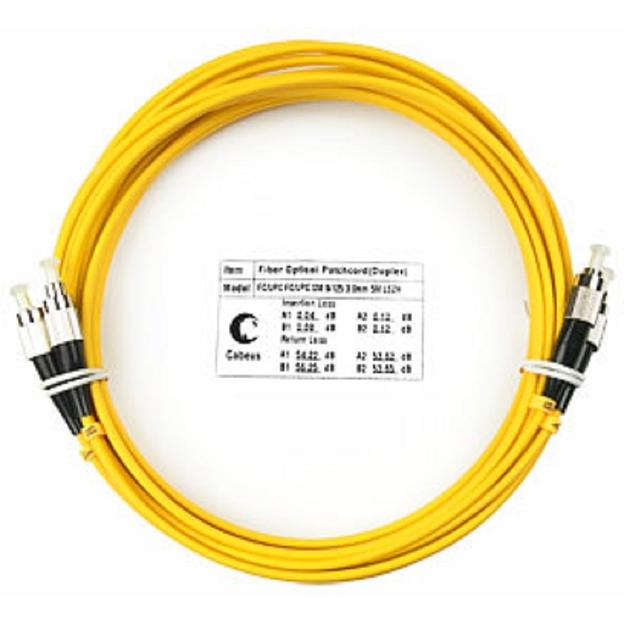 Cabeus FOP(d)-9-FC-FC-7m Шнур оптический duplex FC-FC 9/125 sm 7м LSZH фото 1