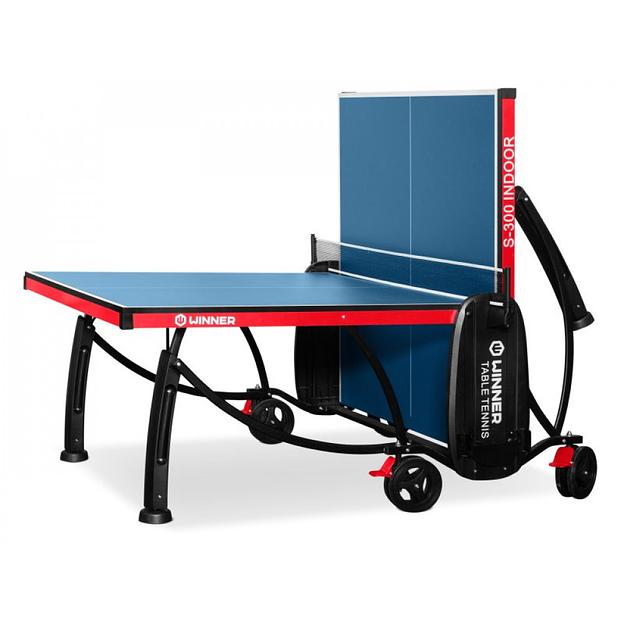Теннисный стол складной для помещений Winner S-300 Indoor с сеткой фото 1