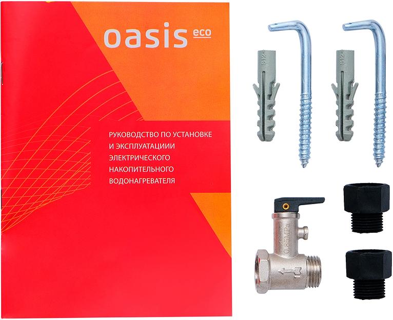Водонагреватель Oasis Standart EcoER-30 1.5кВт 30л электрический настенный/белый фото 10