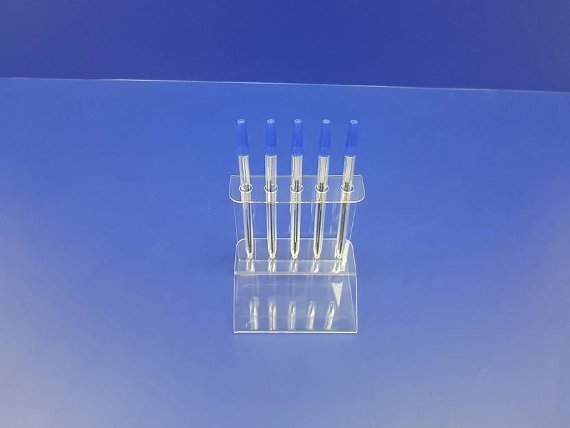 Подставка для ручек карандашей кистей 5 секции.(вертикальное размещение, место для логотипа) фото 3