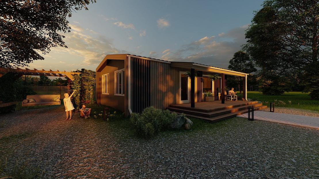 Проект дома «Финляндия M» white box фото 1