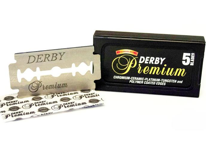Derby Лезвия для бритья для станка 100 лезвий Premium опт фото 3