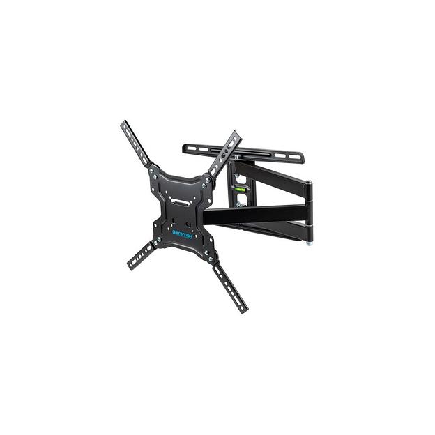 Кронштейн для телевизора Kromax DIX-19, 22-65", настенный, поворотно-выдвижной и наклонный, черный [20260] фото 1