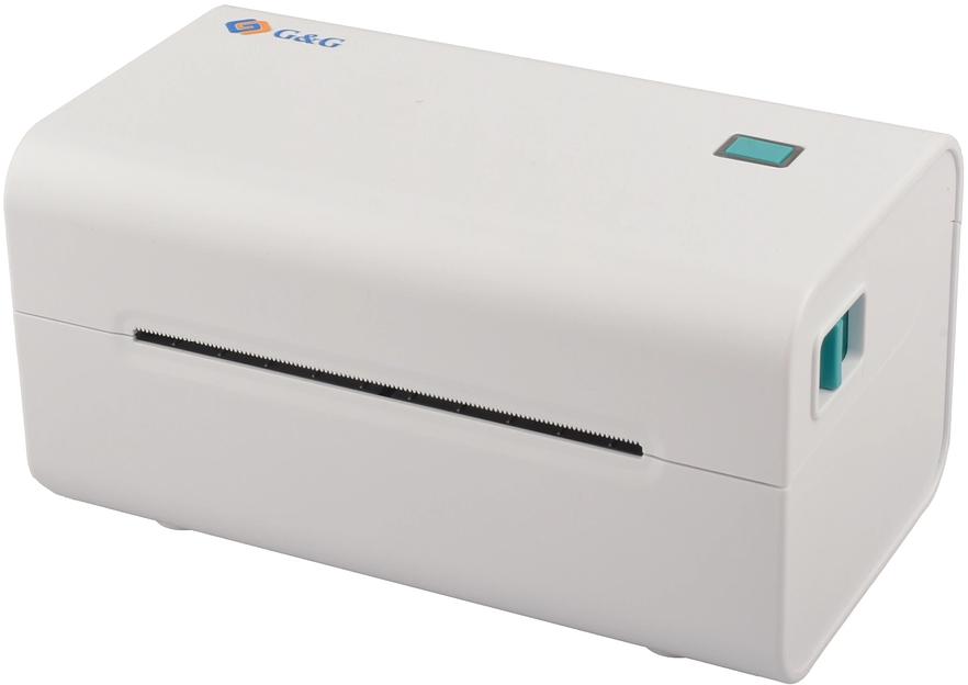 Термопринтер G&G GG-D420 203dpi 152мм/с/USB для печ.накл. белый фото 2