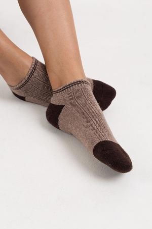 Носки спортивные из натуральной шерсти TOD Оймс цвет шоколадный фото 1