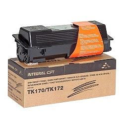 INTEGRAL TK-170/TK-172 Тонер-картридж для принтера Kyocera Mita FS 1320/1320d/1320dn/1370/1370dn, черный, с чипом, 7200 стр. (туба, 260 г.) (12100054C) фото 1