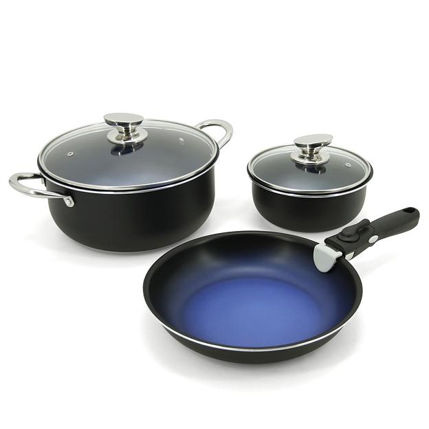 P640559 Comodo set Набор посуды для приготовления со съемной ручкой фото 1