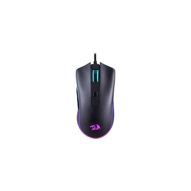 Мышь проводная Redragon Cypher, игровая, оптическая, USB, 12800dpi, черный [72075] фото 1