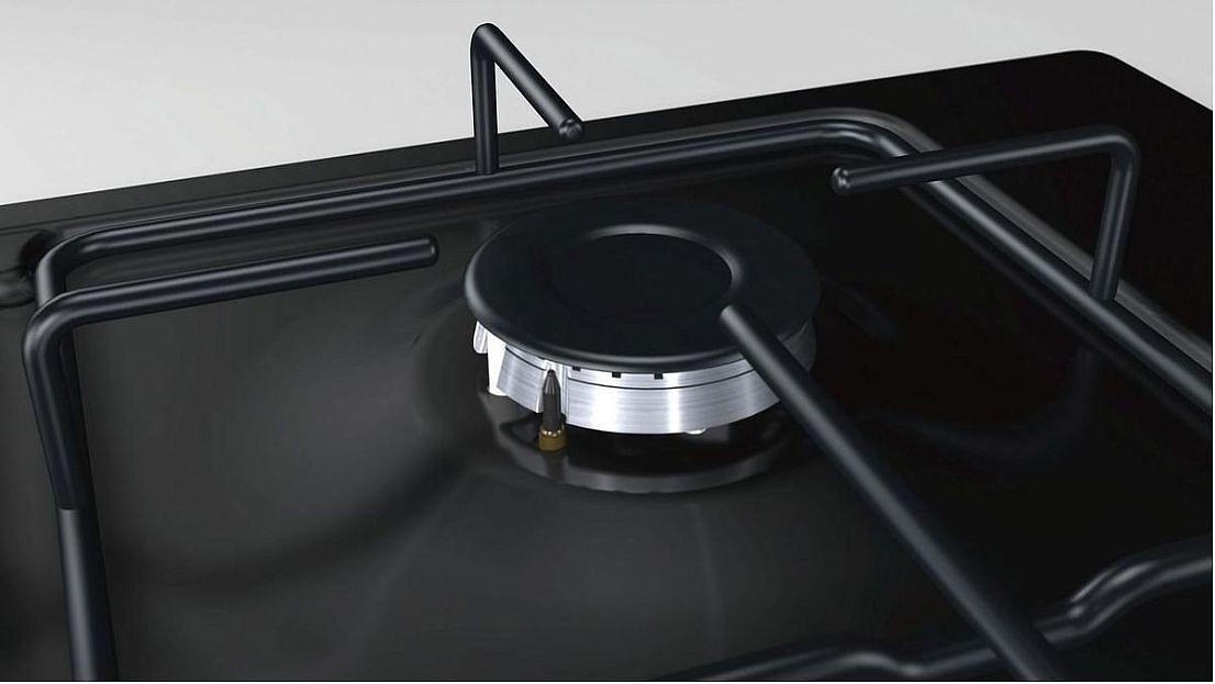 Газовая варочная поверхность Bosch PBY6C6B62O черный фото 4