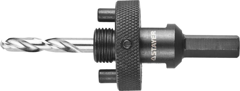 STAYER HEX 3/8″ (9,5 мм) державка быстросъемная для биметаллических коронок 32-160 мм (29550) фото 1