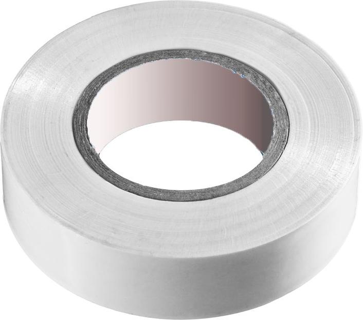 Изолента ПВХ 19мм*20м белая фото 1