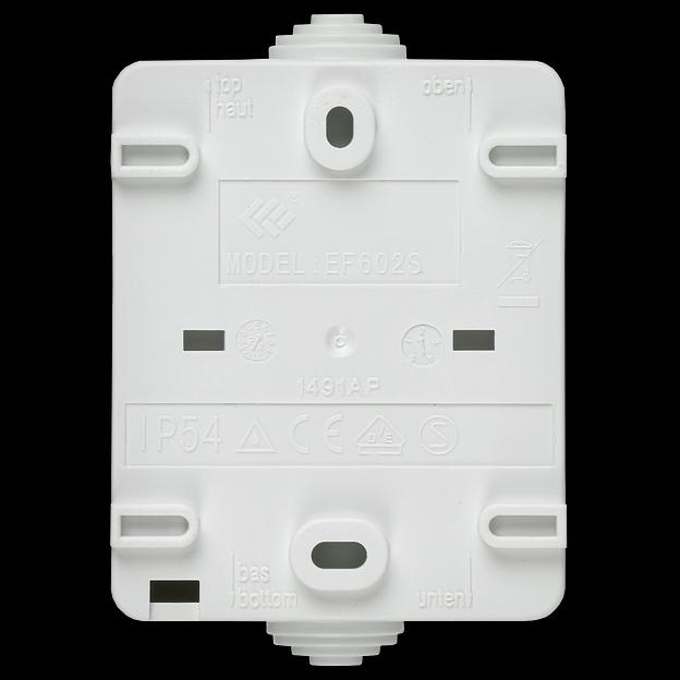 FORS Розетка 1-местная с заземлением для открытой установки 16А IP54 РСб20-3-ФБ белый ФОРС фото 3