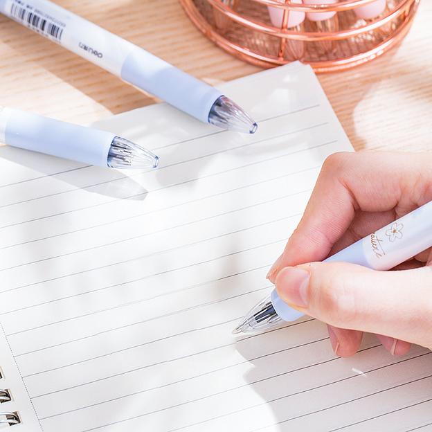 Ручка шариков. автоматическая Deli S311 ассорти ассор. черн. линия 0.7мм резин. манжета фото 5