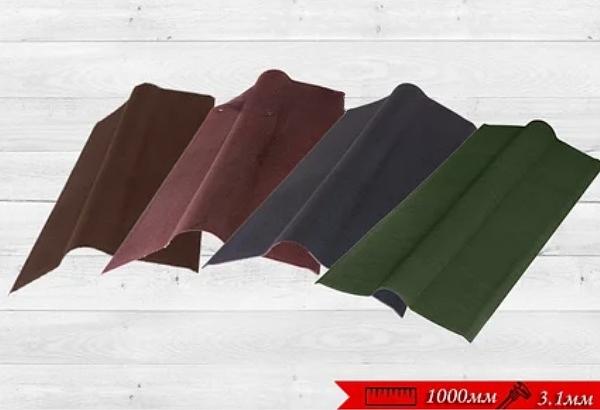 Коньковый элемент на ондулин Stynergy красный ОПТ фото 3