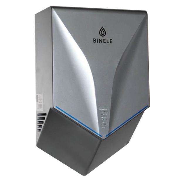 Сушилка для рук высокоскоростная ВINELE S-TURBO (ABS пластик, серебро) фото 1