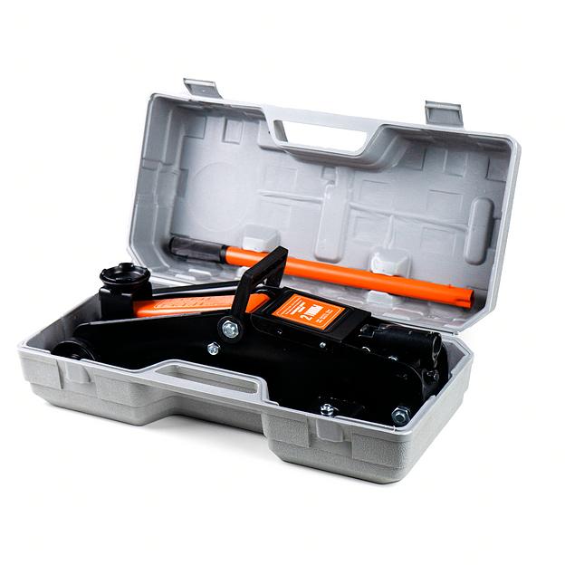 Гидравлический подкатной домкрат 2т 125-330мм Kingqueen QJD61A фото 2