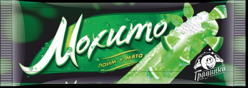 Мороженое «Мохито» лайм — мята градинка опт фото 1