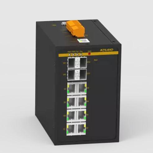 Управляемый коммутатор c 4 слотами 100Base-X SFP, 8 портами 10/100Base-T(X) (разъем RJ45), один вход питания 110-240 В перем. или 110-220 В пост. фото 1