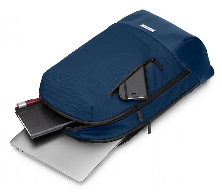 Рюкзак Moleskine METRO (ET82MTBKB20) 31x47x13см полиамид синий сапфир фото 4