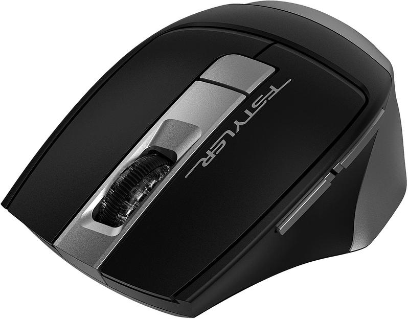 Мышь A4Tech Fstyler FB35S серый/черный оптическая (2000dpi) беспроводная BT/Radio USB для ноутбука (5but) фото 5