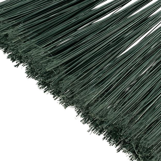 Метла полипропиленовая, 345х200х1420 мм, веерная распушенная, деревянный черенок, Россия фото 5