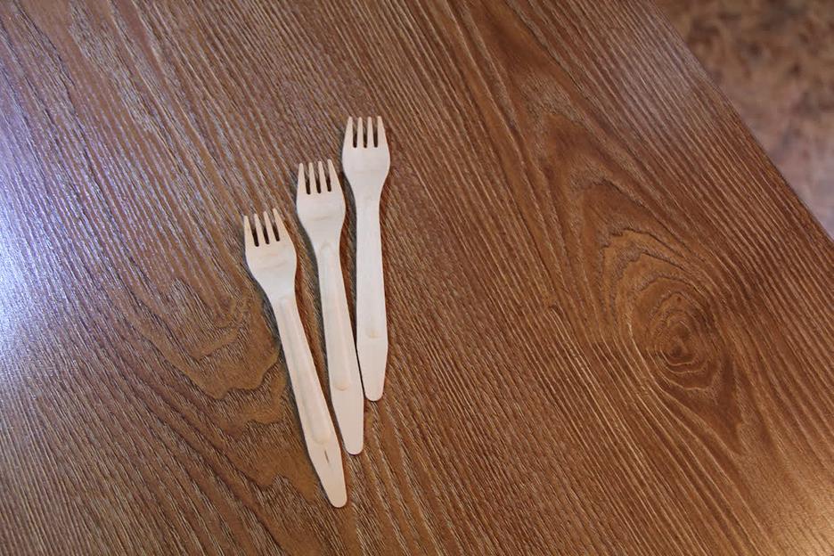 Вилка одноразовая 165 мм ОПТ фото 3