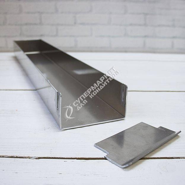 Противень 600х100 мм высота 50 мм съемный борт нержавеющая сталь фото 1