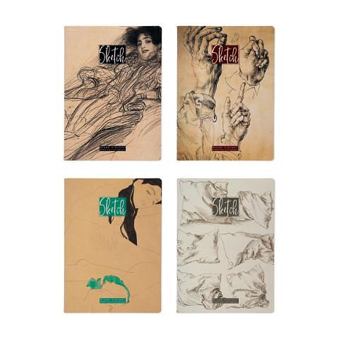 Скетчбук 188х259мм, 36л., бежевый 110г, мягкий переплет, в ассортименте, Bruno Visconti 3-587/01 фото 1