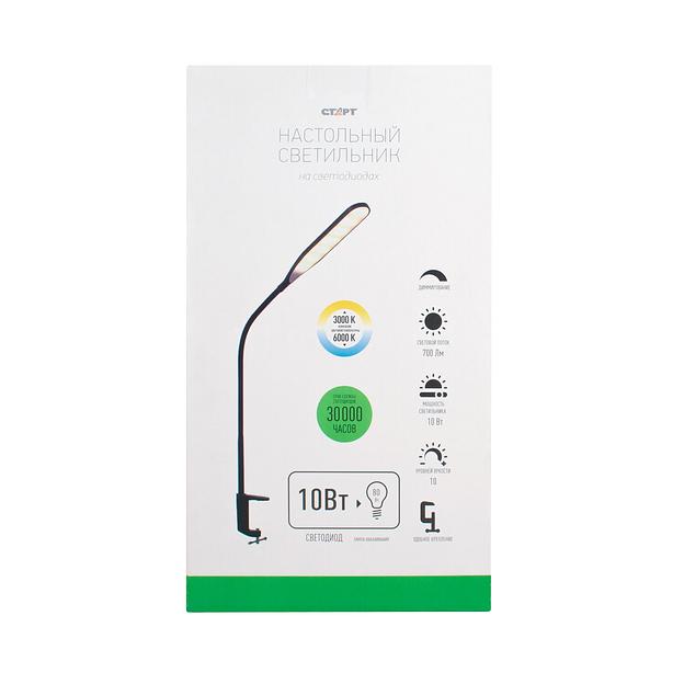 Светильник настольный СТАРТ CT87 черный светодиодный СТАРТ Светильник настольный СТАРТ CT87 черный светодиодный (4610116223192) фото 10