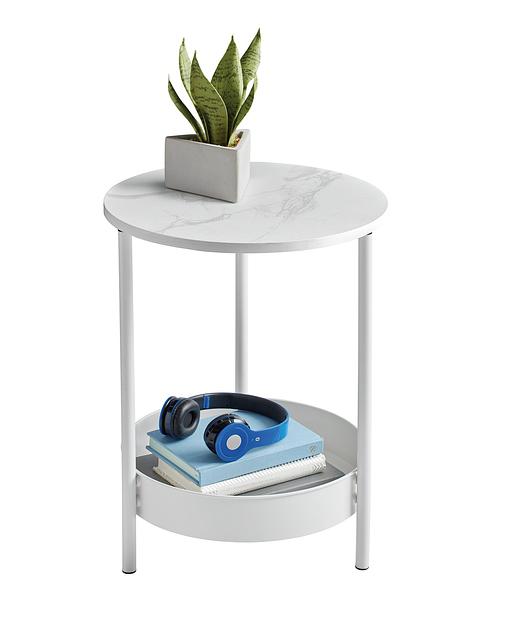 Прикроватный (журнальный) столик EUREKA DSN-03777, White фото 1